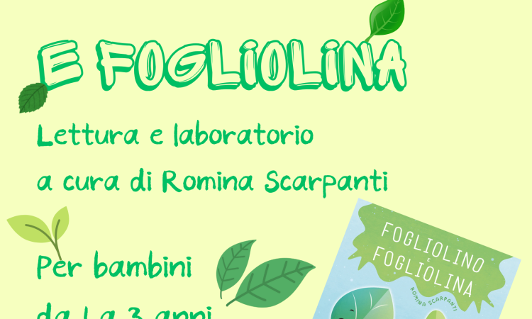 Locandina del laboratorio fogliolino e fogliolina