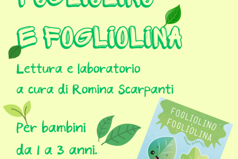 Locandina del laboratorio fogliolino e fogliolina